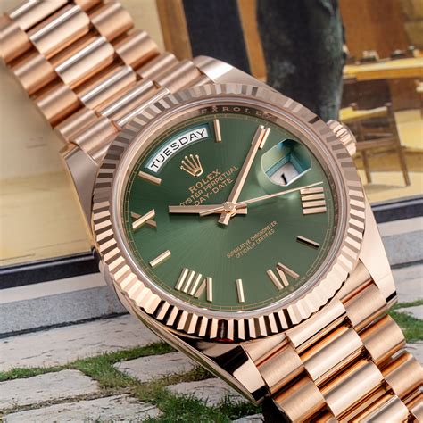 rolex olive dial